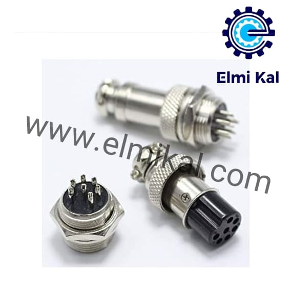 کانکتور فلزی روسی 7 پین GX-12 7PIN