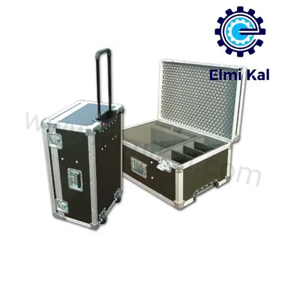 هاردکیس آلومینیومی چرخ‌دار مشکی