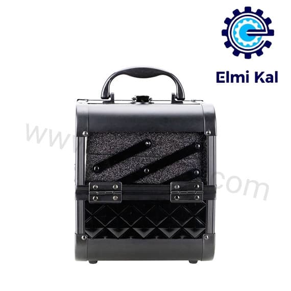 کیف آرایشی و گریم آلومینیومی مشکی01