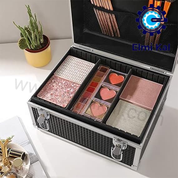 کیف آلومینیومی_ آرایشی و گریم_ مشکی06