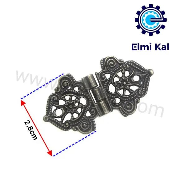 لولا آنتیک طرح دار فلزی زیتونی 3