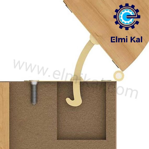 لولا آنتیک جک دار بزرگ طلایی ایرانی6