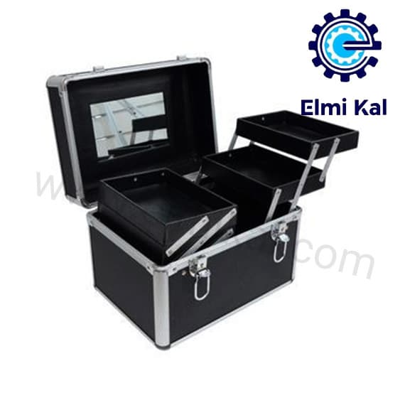 کیف آلومینیومی_ آرایشی و گریم _ با آیینه _ 02