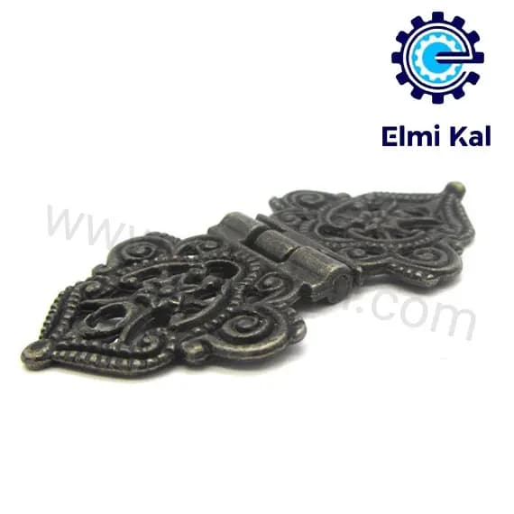 لولا آنتیک طرح دار فلزی زیتونی 2