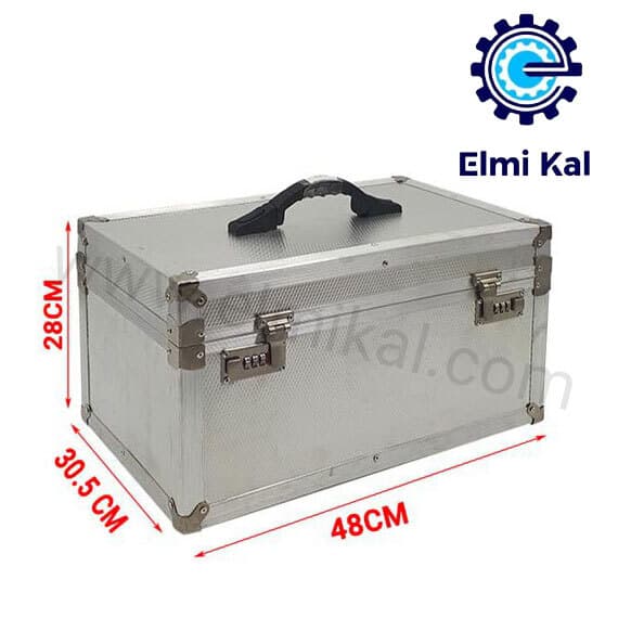 کیف آلومینیومی_دوربین_نقره‌ای رنگ1