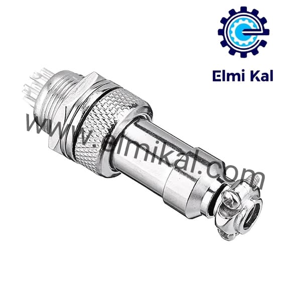 کانکتور فلزی روسی 6 پین GX-12 6PIN